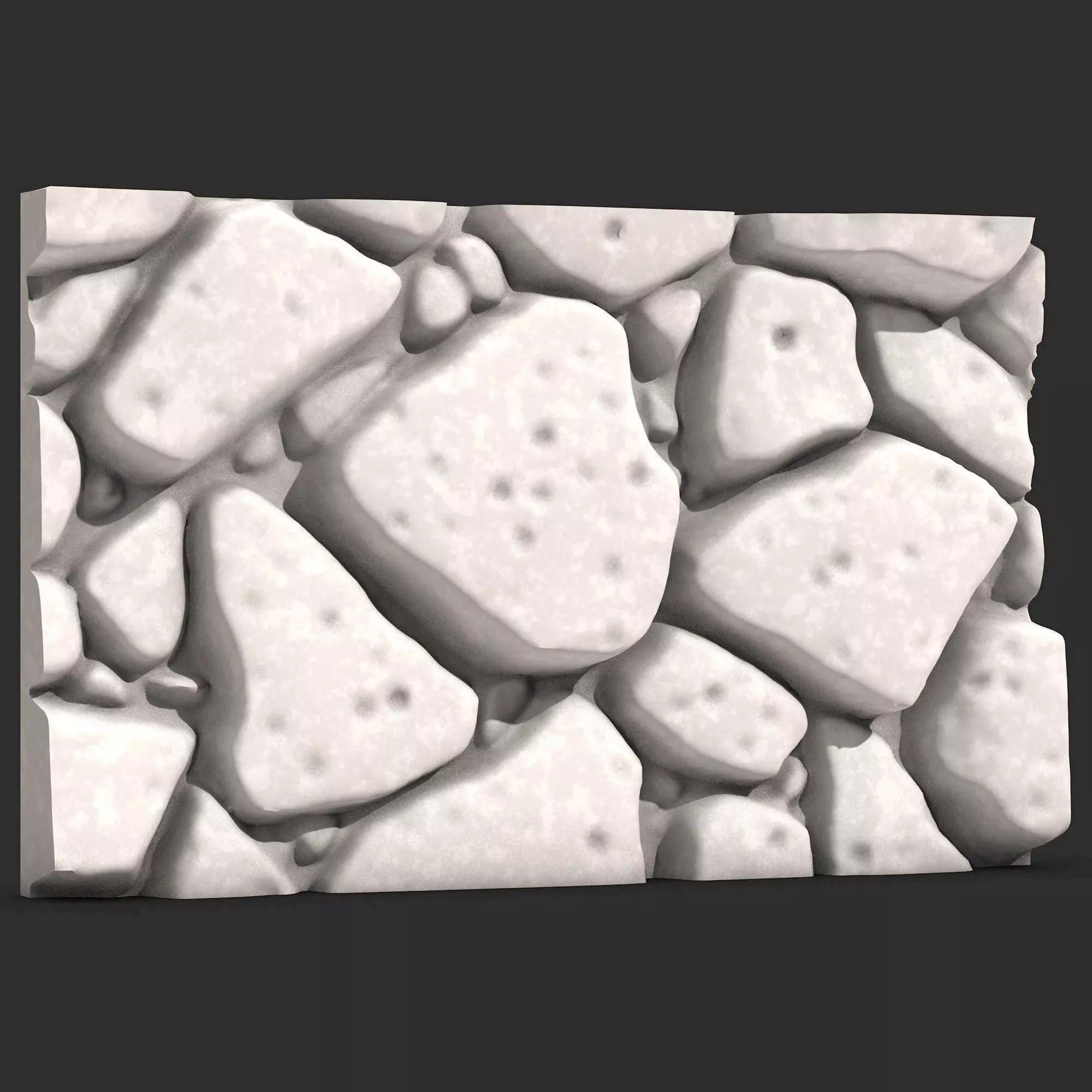 Stone Wall R14 3D print model_0