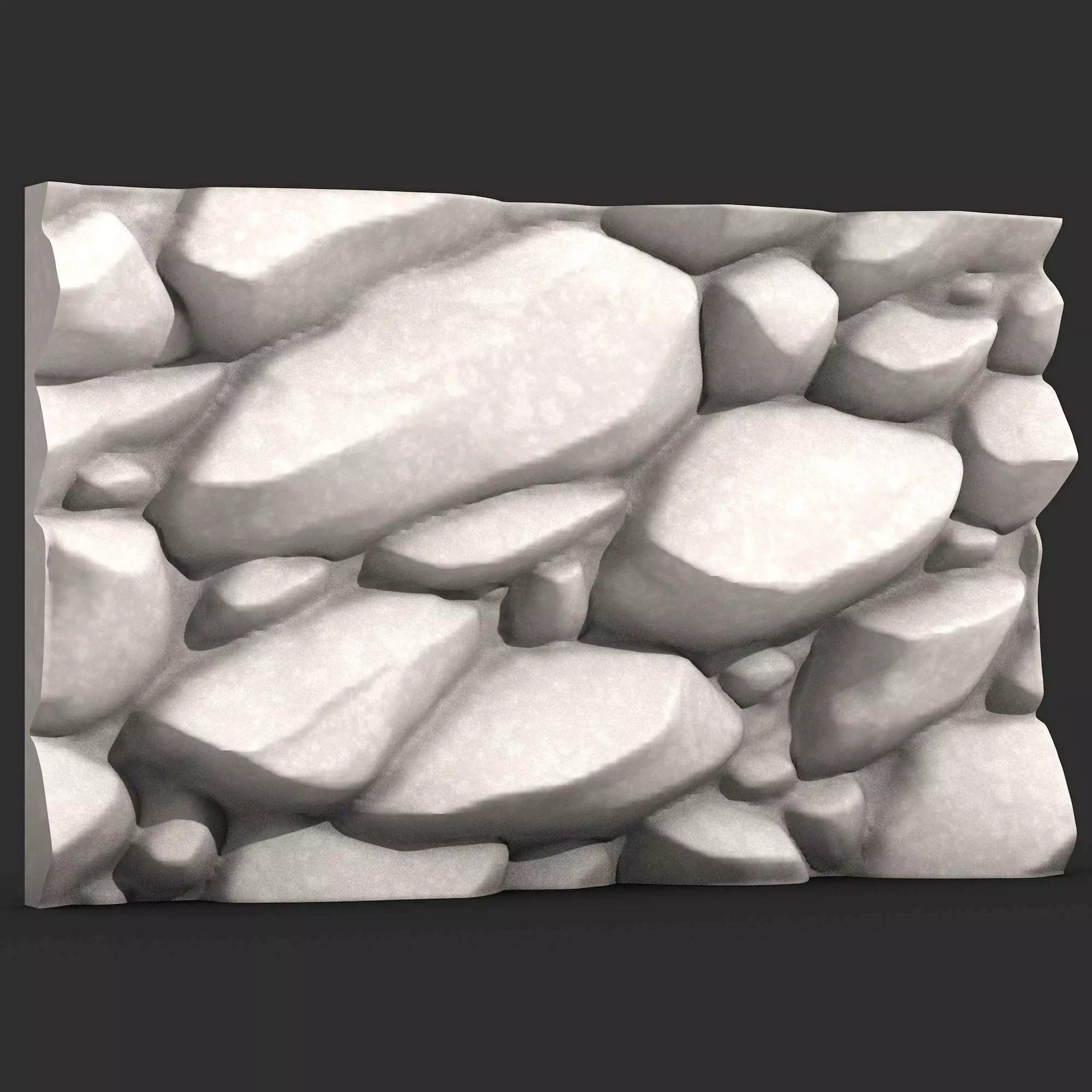Stone Wall R11 3D print model_0