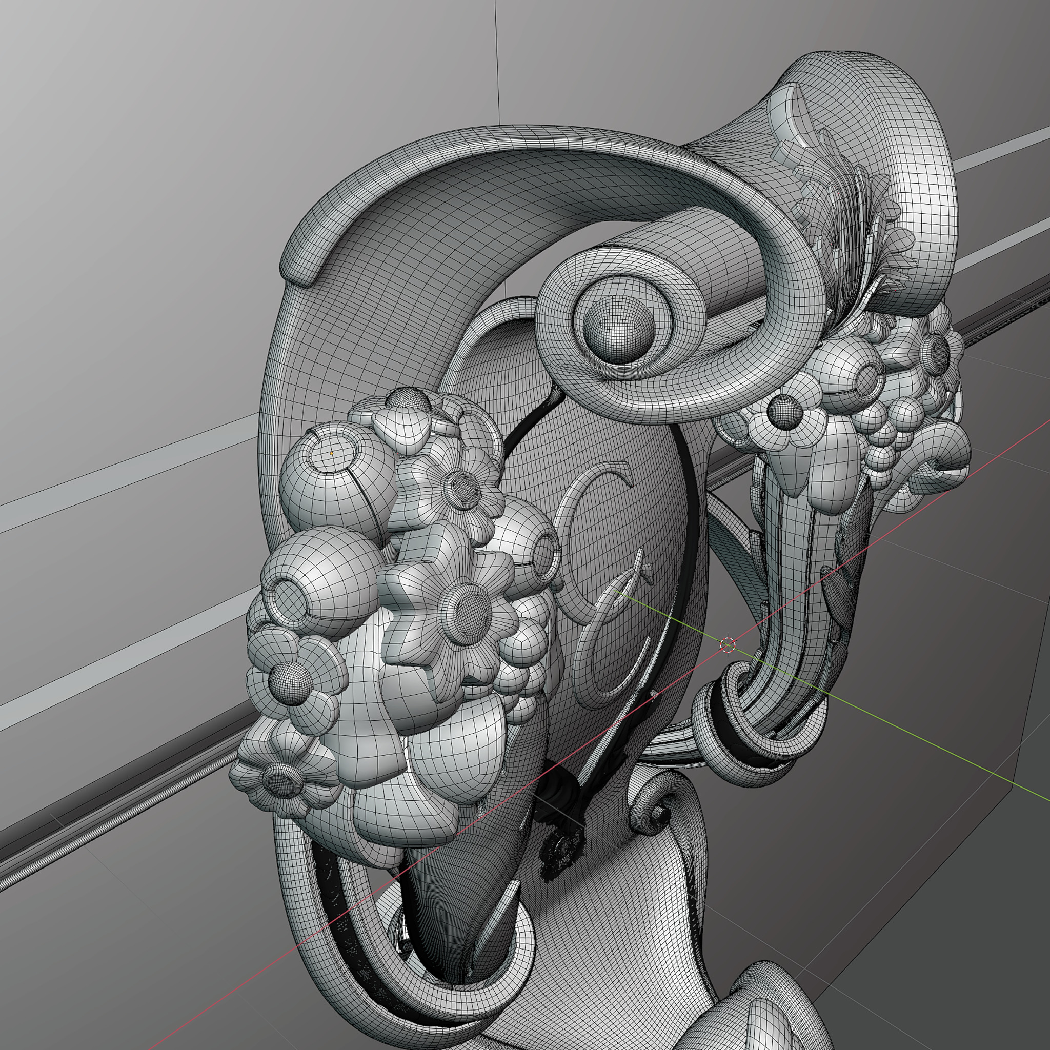 cartouche Detroit 3D model_7