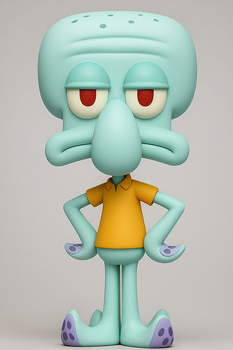 Squidward Tentacles - SpongeBob SquarePants 3D print model