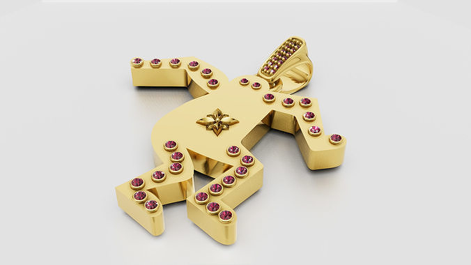 MEN FUNNY DANCE PENDANT  3D print model