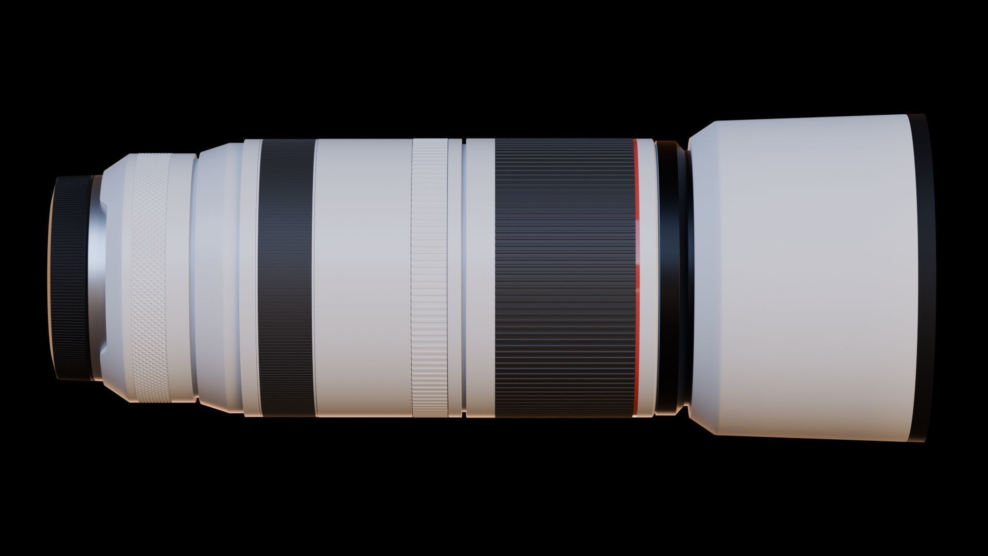 100-500mm Telephoto Zoom Lens 3D model_2