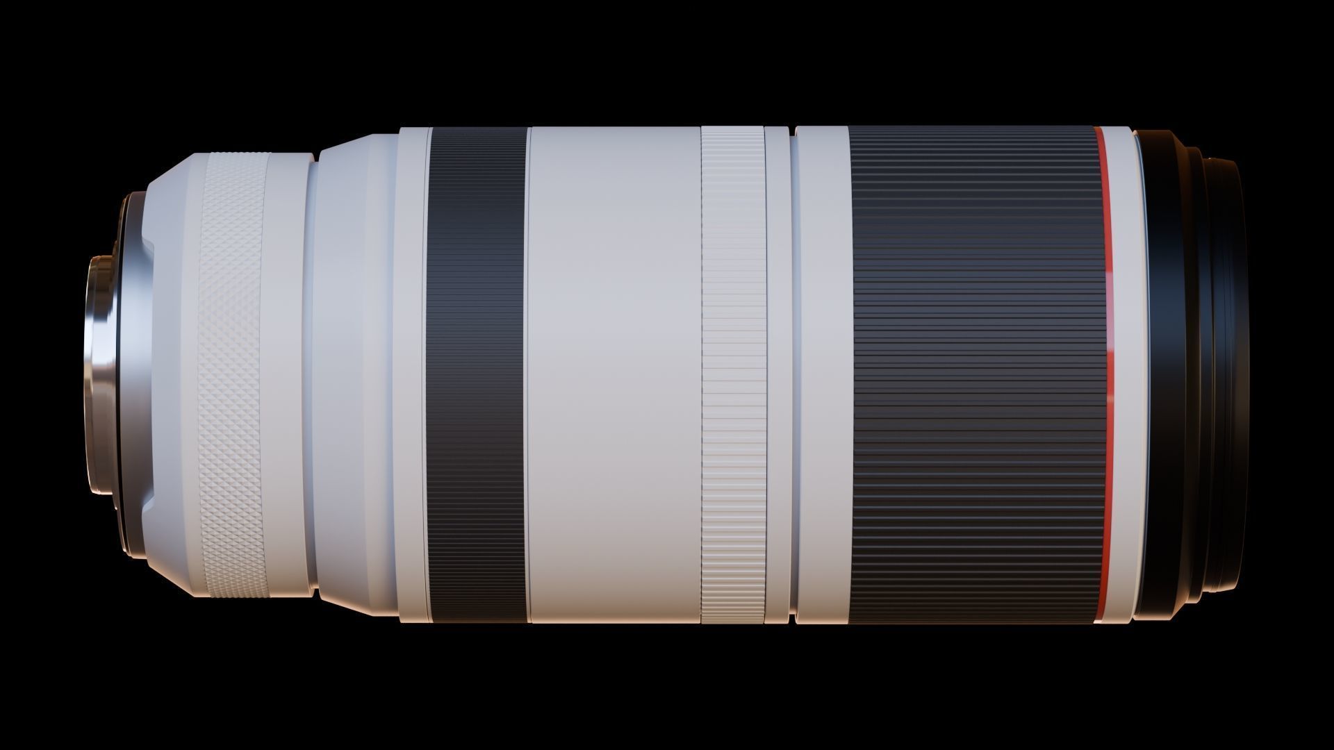 100-500mm Telephoto Zoom Lens 3D model_1
