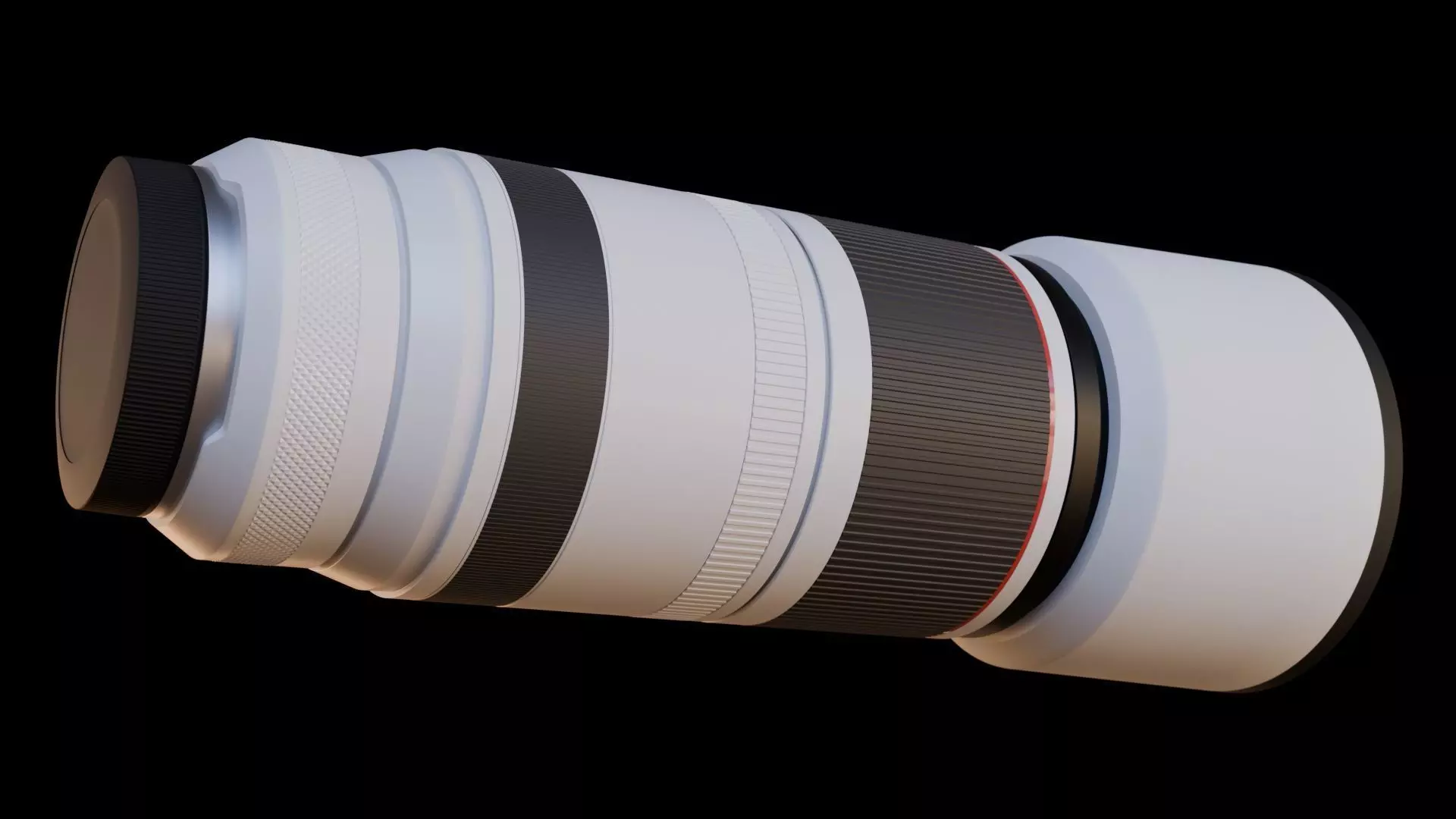 100-500mm Telephoto Zoom Lens 3D model_0