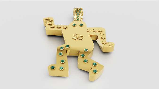  Men Funny Dance Pendant 3D Printable Model 3D print model