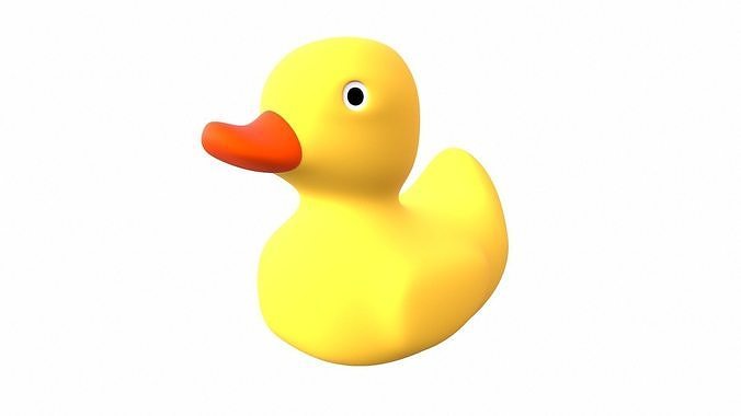 Rubber Duck 3d Model Low-poly 3D model