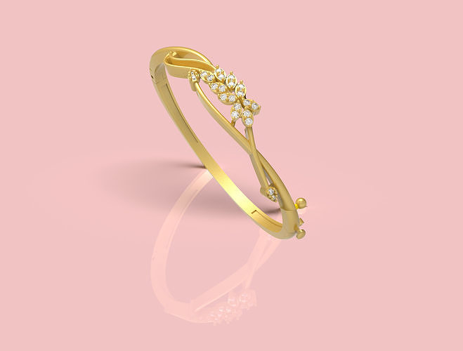 Gold Fancy Bracelet - 05 3D print model