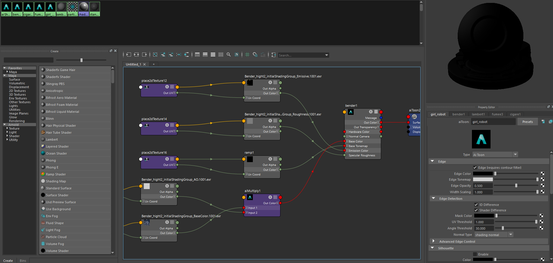 Bender 3D Model Low-poly 3D model_10