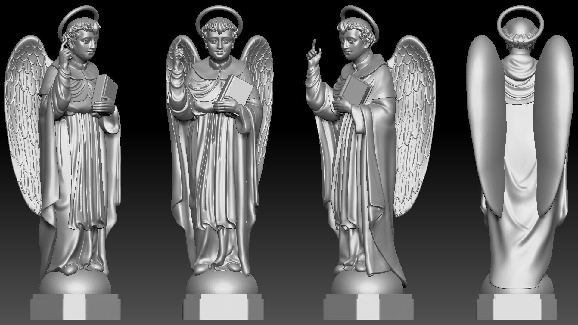 Saint Vincent 3D print model_9