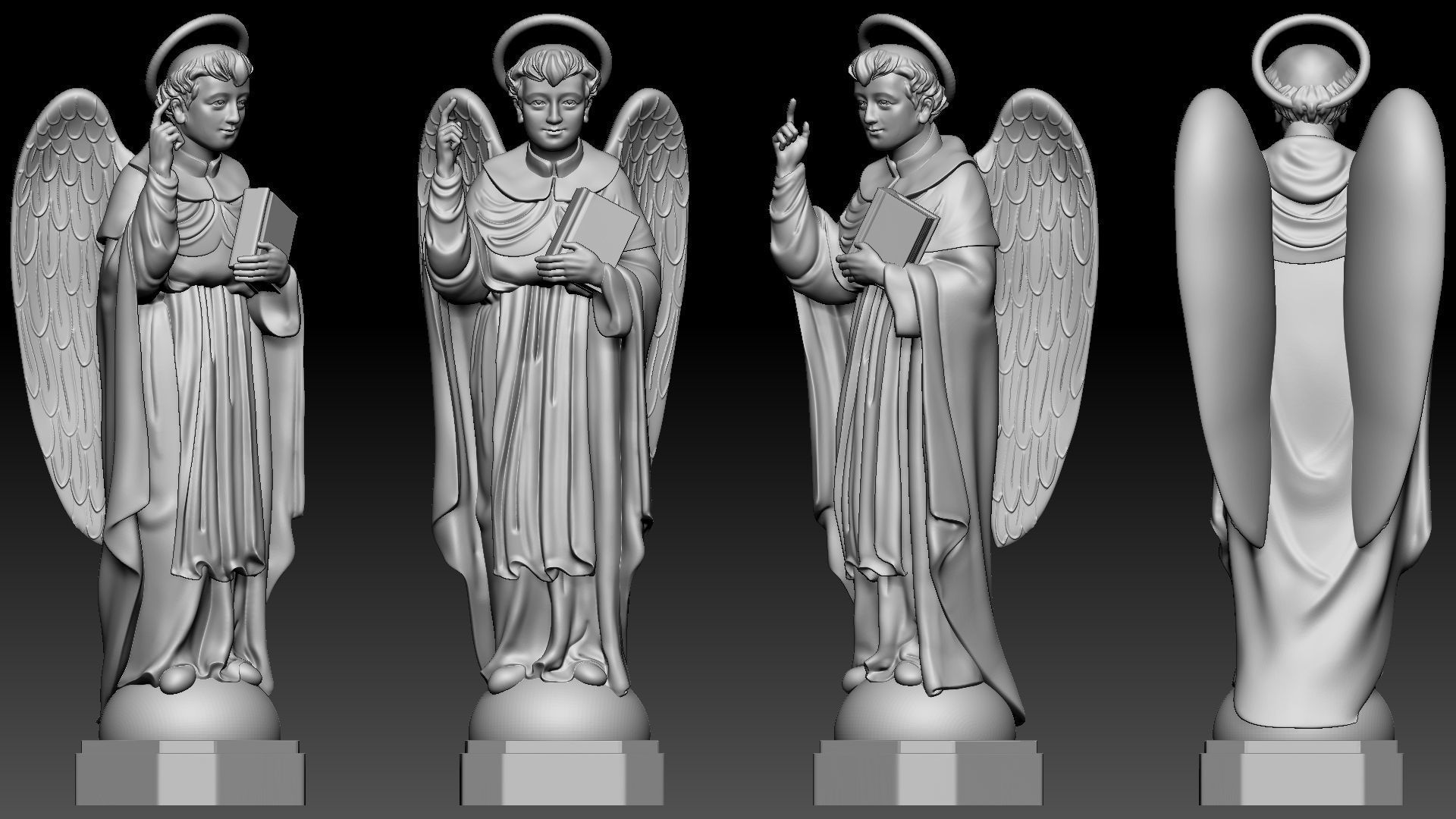 Saint Vincent 3D print model_10