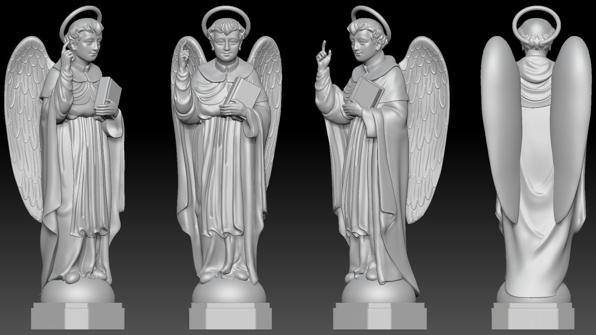 Saint Vincent 3D print model_1