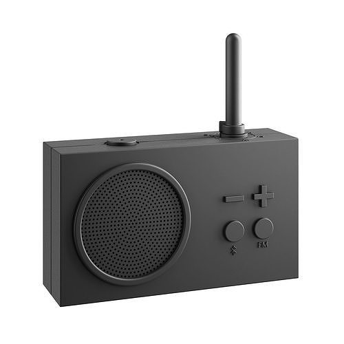 Tykho 3 FM Radio Bluetooth Speaker by Lexon 3D model