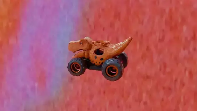 Roaring Dino Monster Truck 3D print model