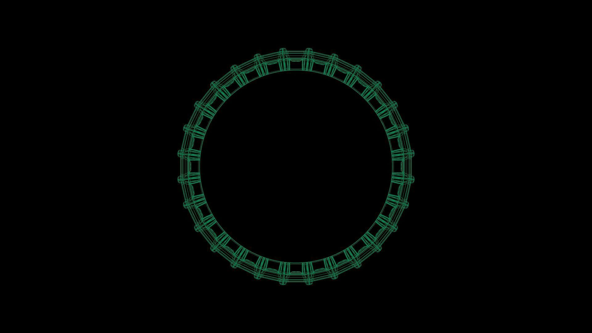 Luxury Diamond Ring Design 3D Jewelry Model STL OBJ Format 3D print model_10