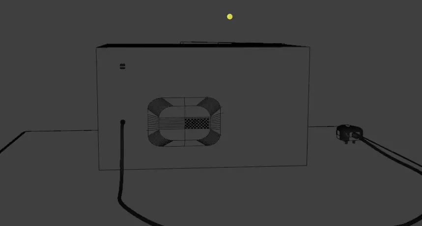 Modern Microwave Oven 3D Model  Silver and Matte Black Low-poly 3D model_33