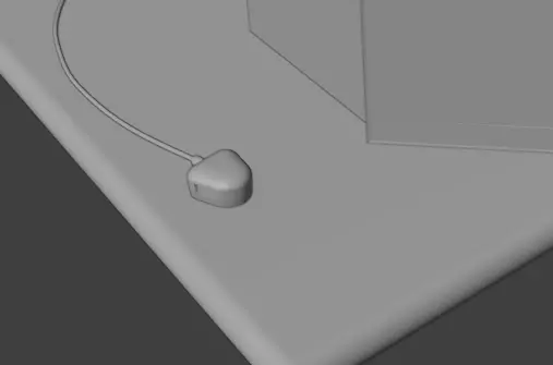 Modern Microwave Oven 3D Model  Silver and Matte Black Low-poly 3D model_34