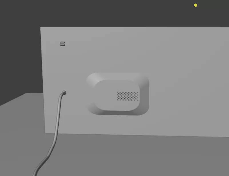 Modern Microwave Oven 3D Model  Silver and Matte Black Low-poly 3D model_18