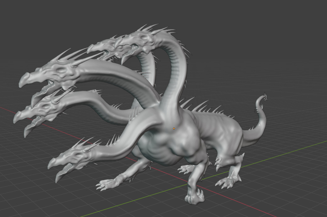 Hydra Free 3D model_2