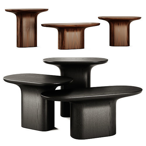 Van Rossum Anvil Coffee Tables 3D model