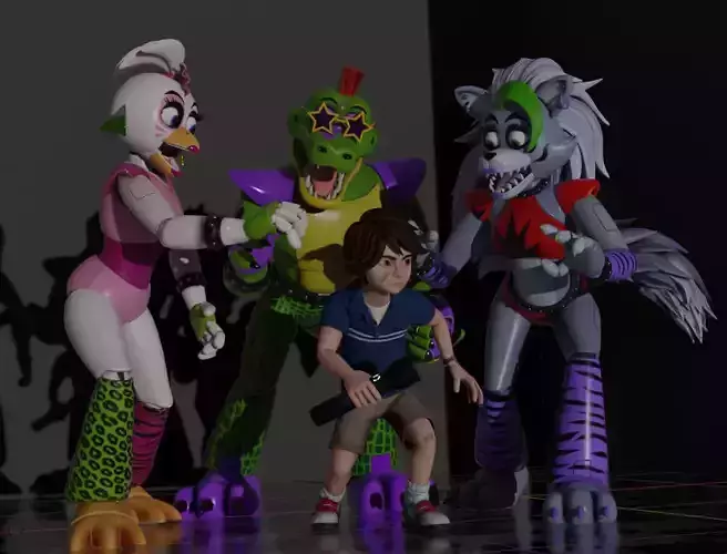 fnaf Security Breach 3d print