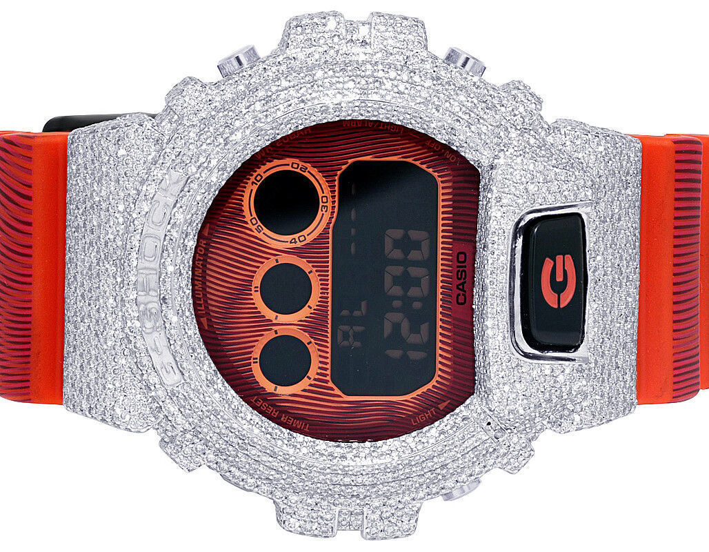 G Shock DW 6900 Watch Diamond Watch-Case  3D print model_15