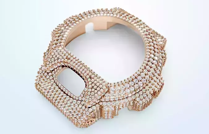 G Shock DW 6900 Watch Diamond Watch-Case 