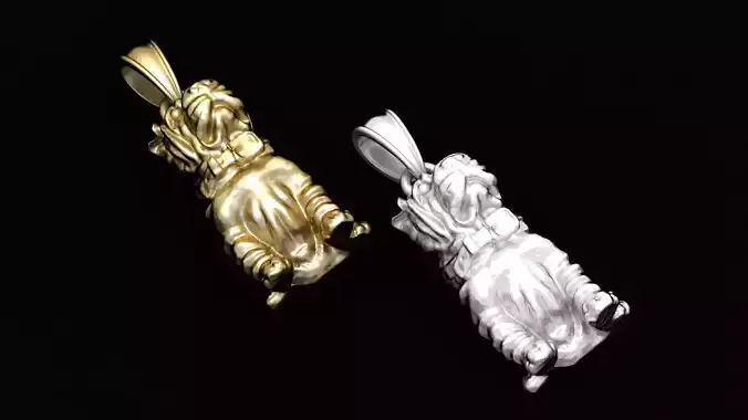 3D DOG PENDANT 
