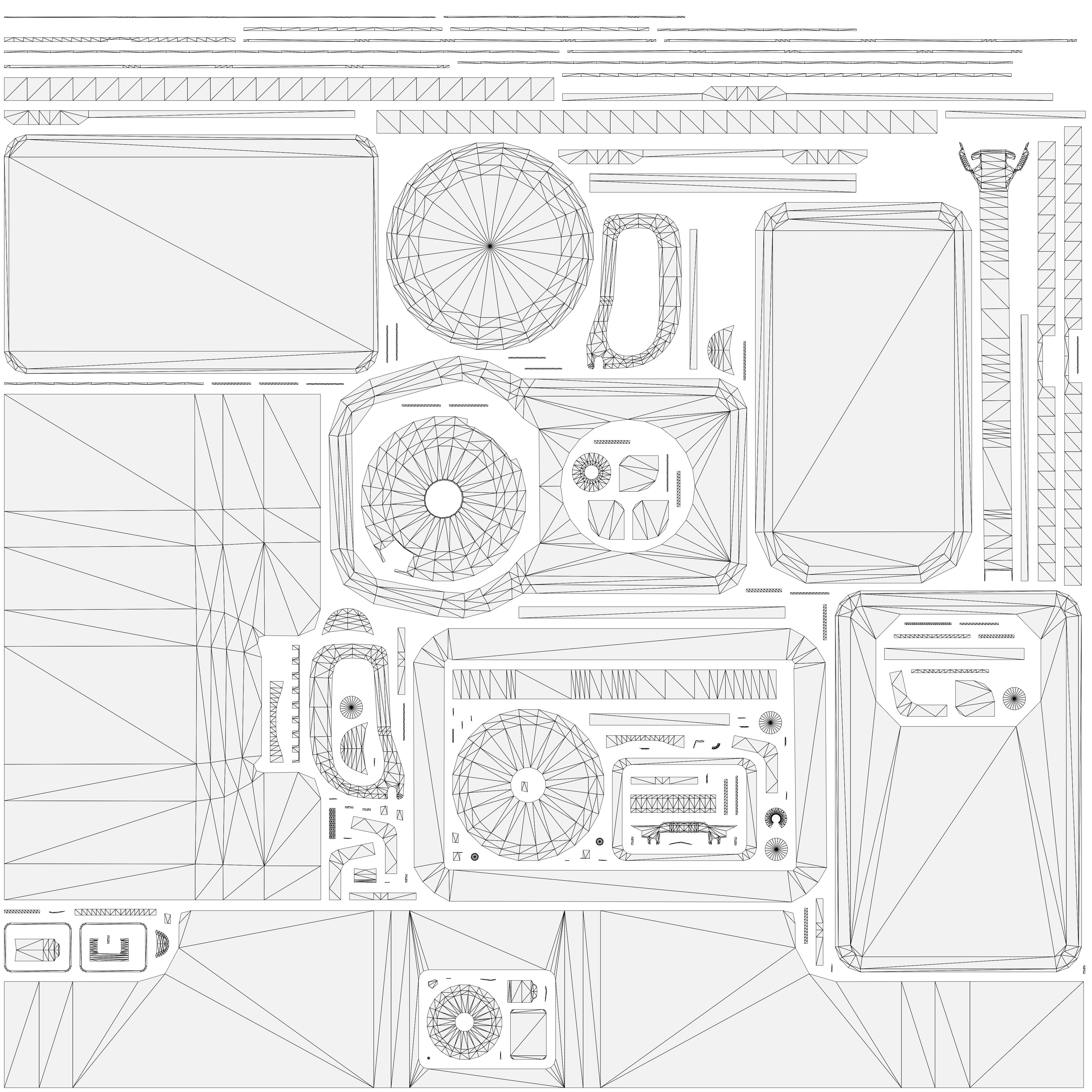 Coffee machine Low-poly 3D model_9