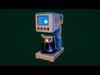 Coffee machine Low-poly 3D model_2