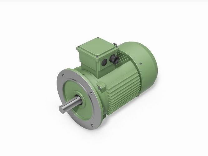 160L B5 IEC electric motor - 3D CAD model 3D model