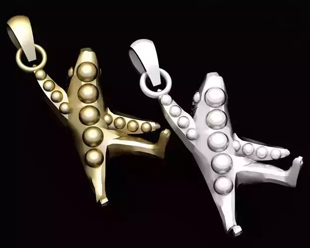 FUNNY MEN GOLD DIAMOUND PENDANT 