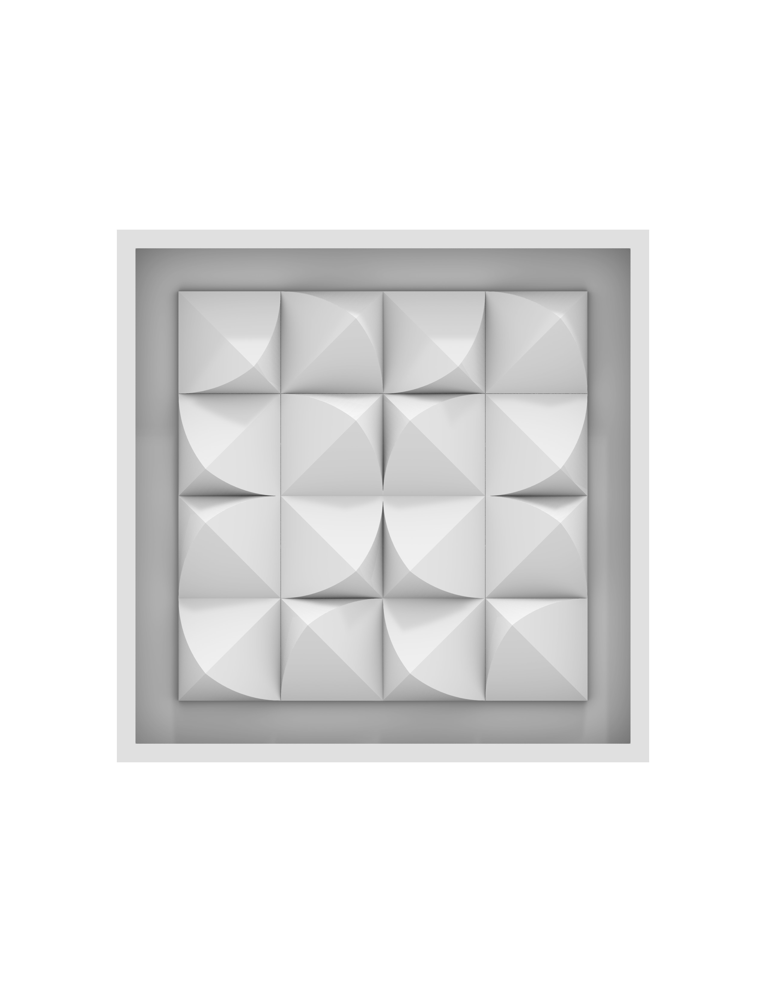Wall art deco 3D model_2