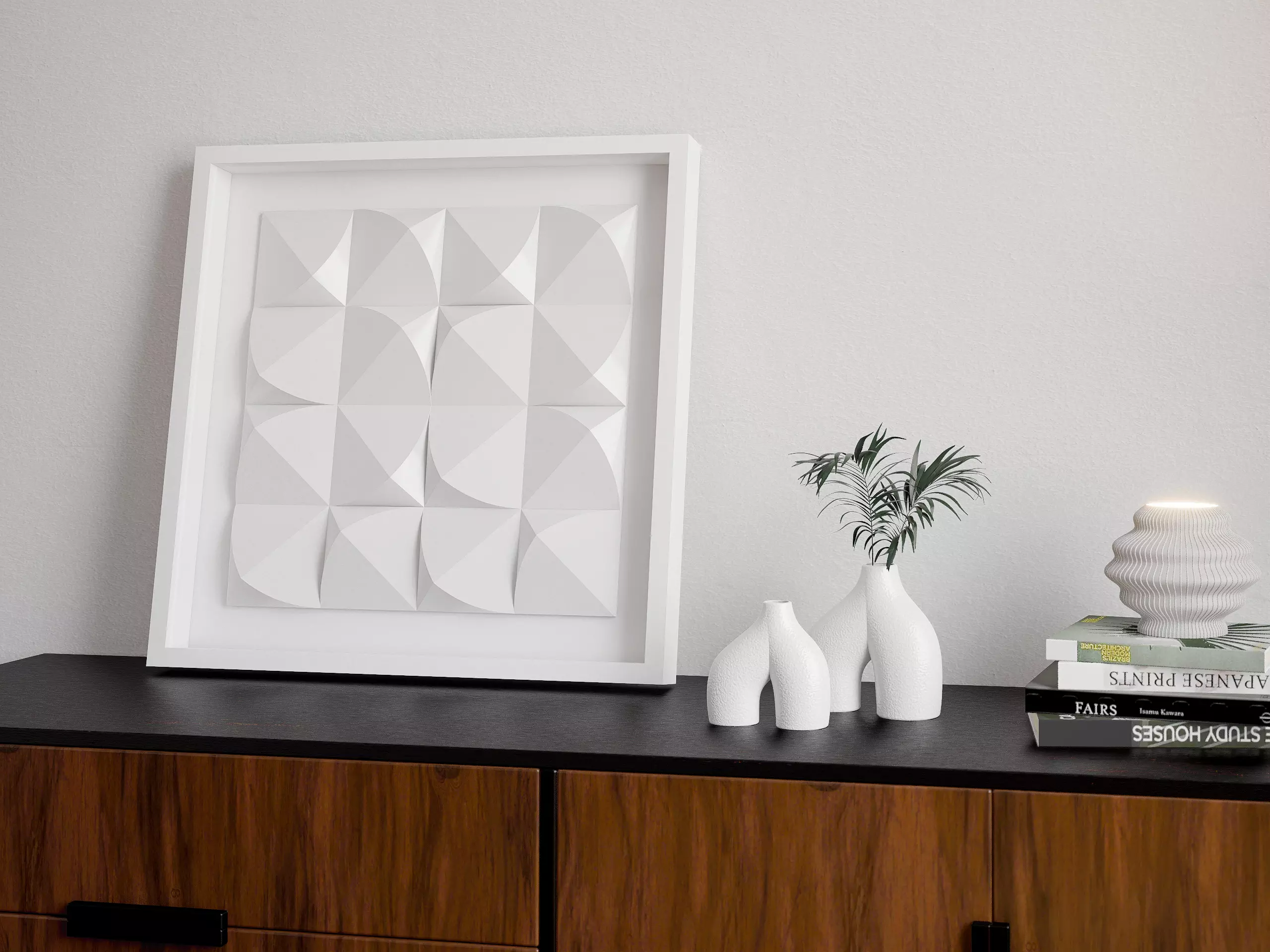 Wall art deco 3D model_1