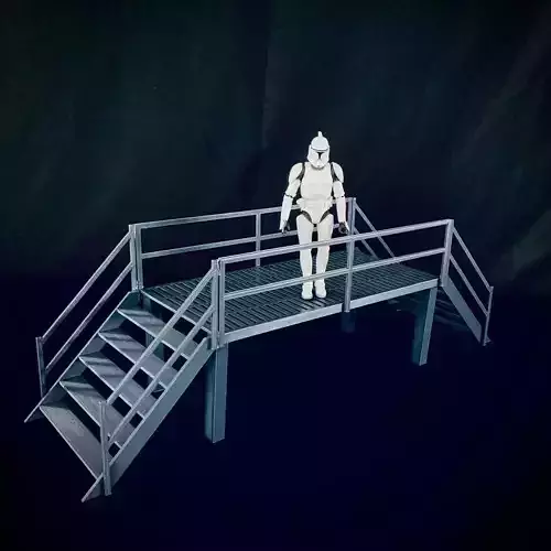 Sewer Grating Platform Walkway  3D print model