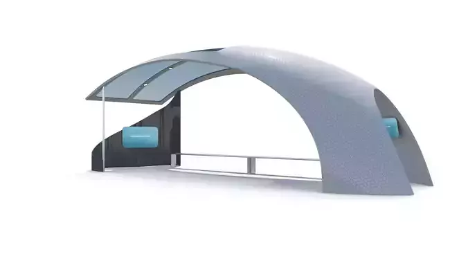 Futuristic Bus Stop