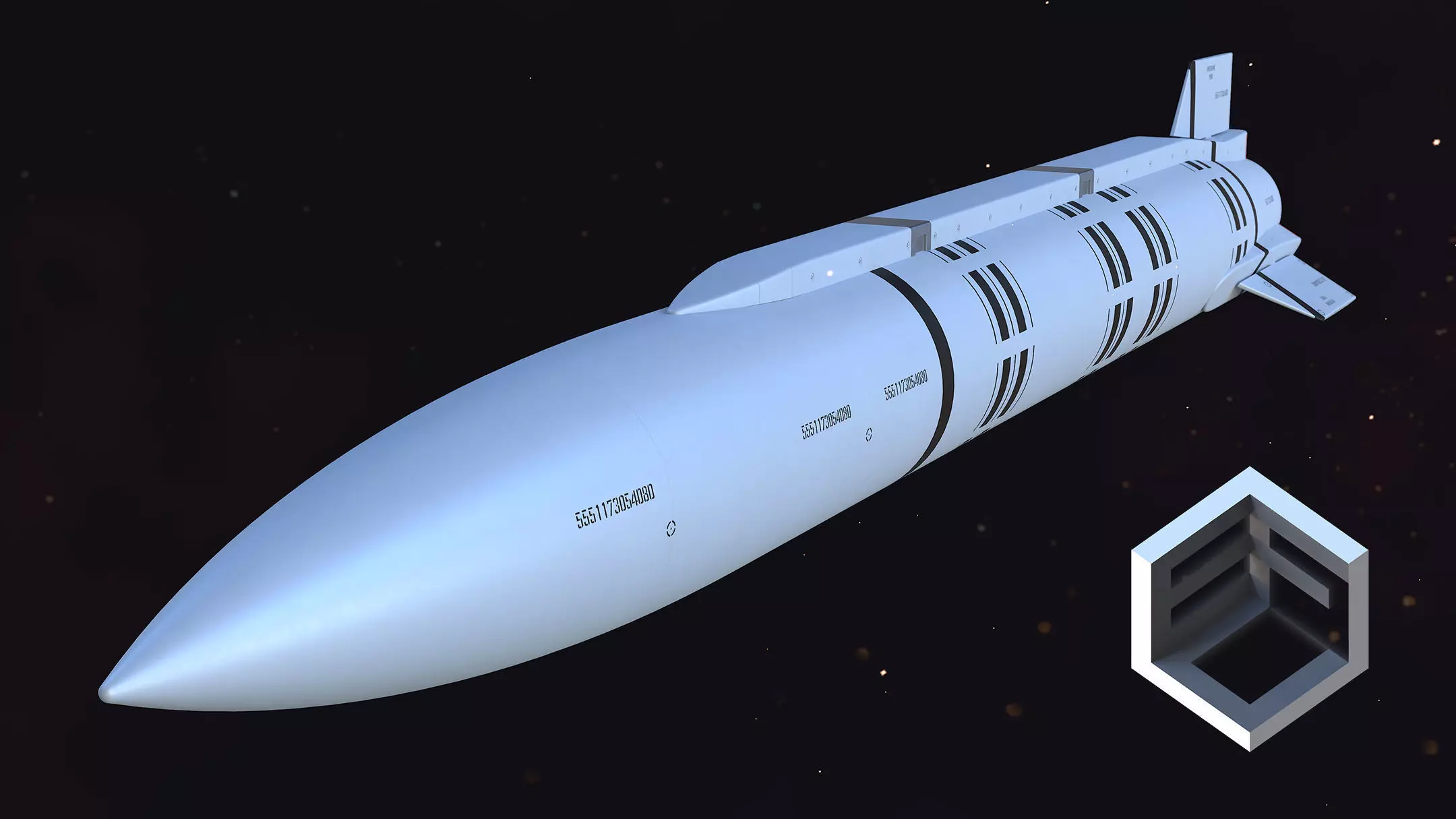 Raduga Kh-15 or RKV-15 3D model_0