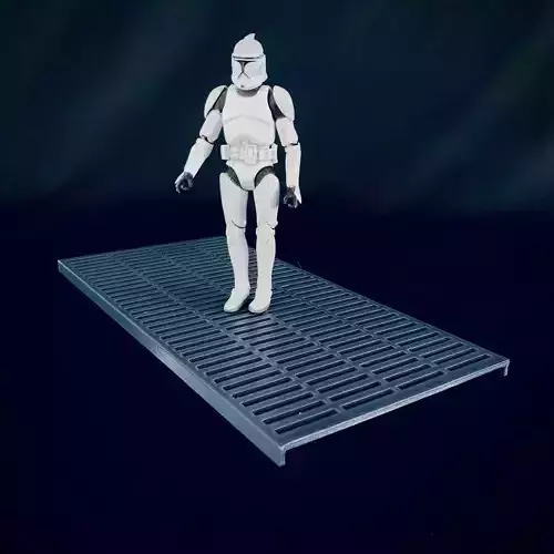 Sewer Grating Platform Walkway Bed 3D print model