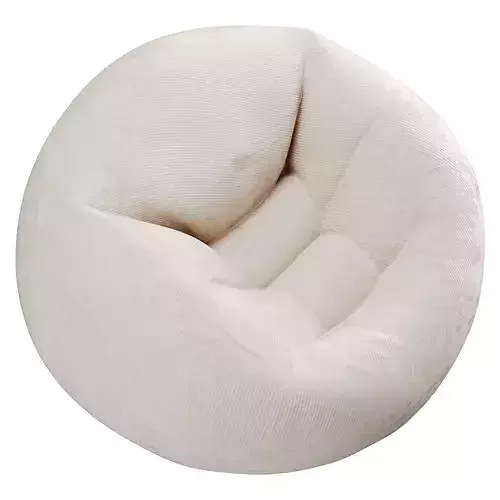 Bean Bag Low-poly 3D model 6