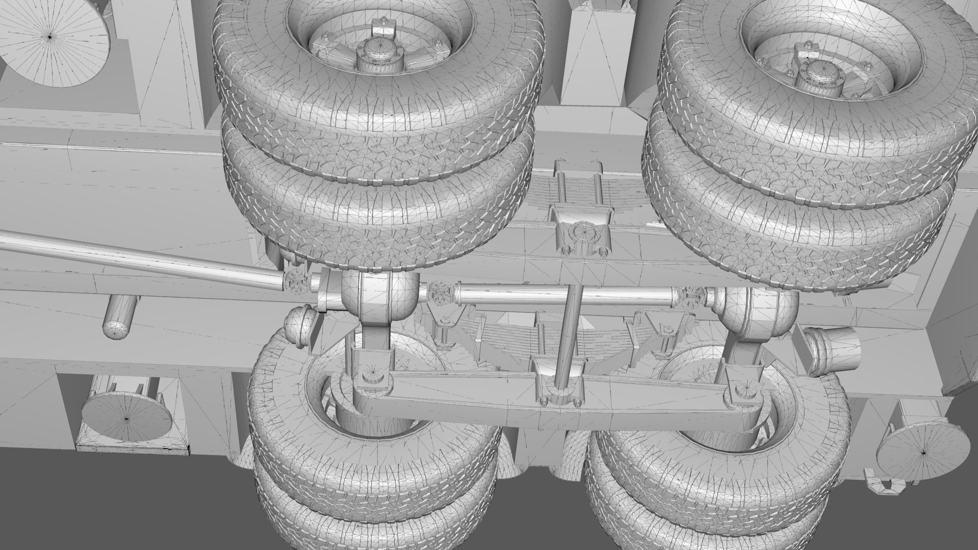 L9000 Tandem Axle Tow Truck 3D Model with Holmes 850 Wrecker 3D model_22