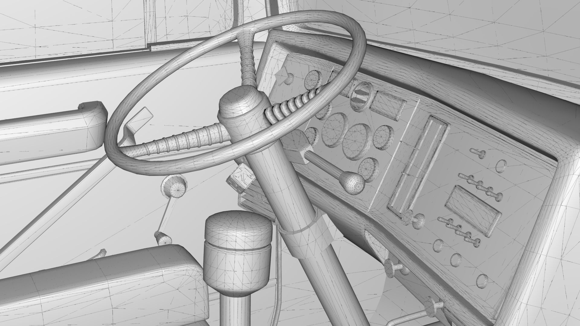 L9000 Tandem Axle Tow Truck 3D Model with Holmes 850 Wrecker 3D model_30