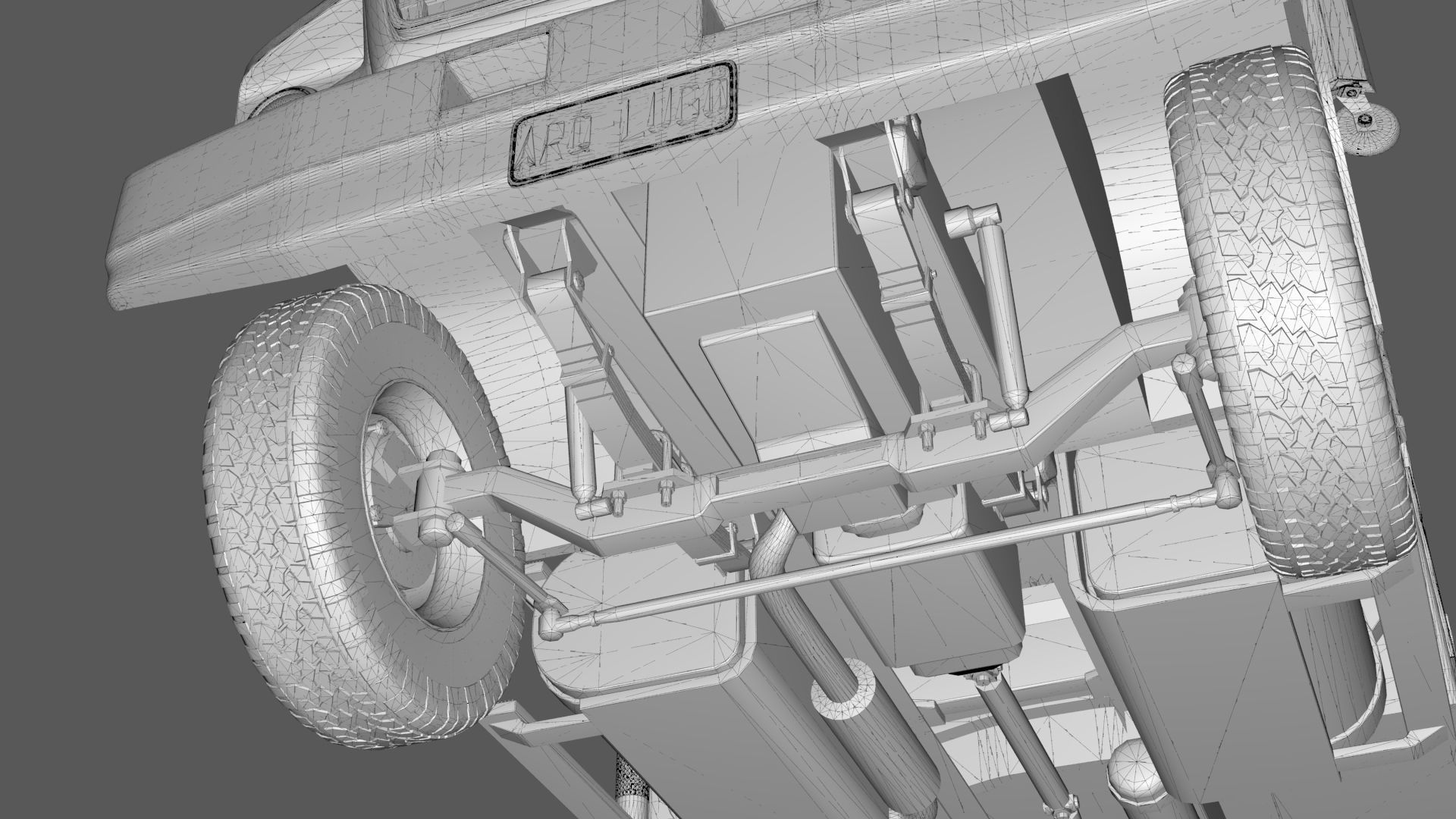 L9000 Tandem Axle Tow Truck 3D Model with Holmes 850 Wrecker 3D model_21