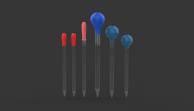 Clear Graduated Glass  3D model
