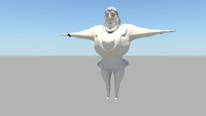 character modeling Free 3D model