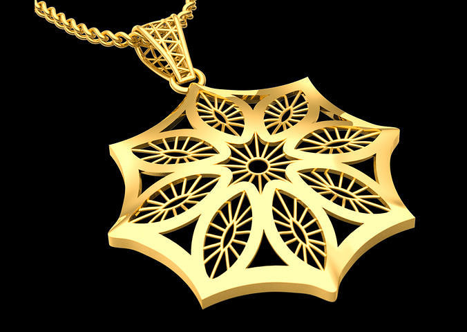Celestial Harmony Necklace Free 3D print model