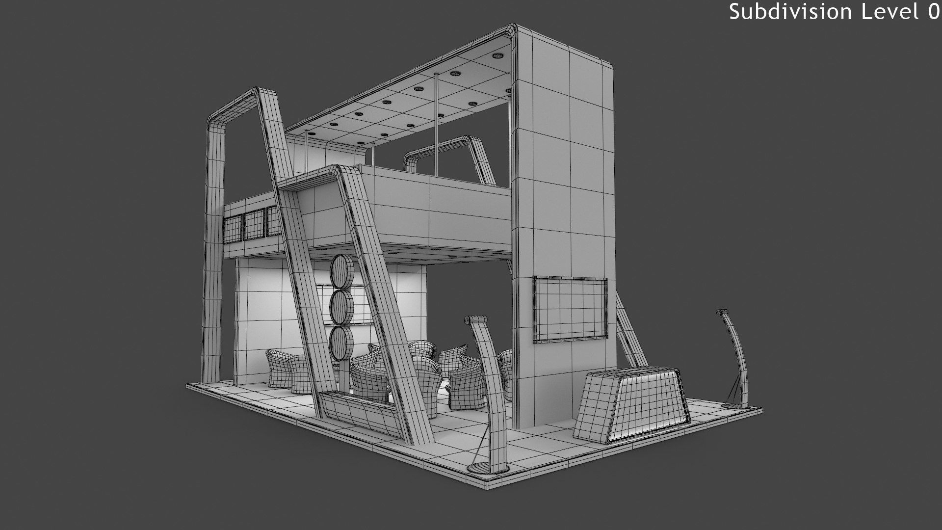 Exhibition Stands 3D Model Collection_8