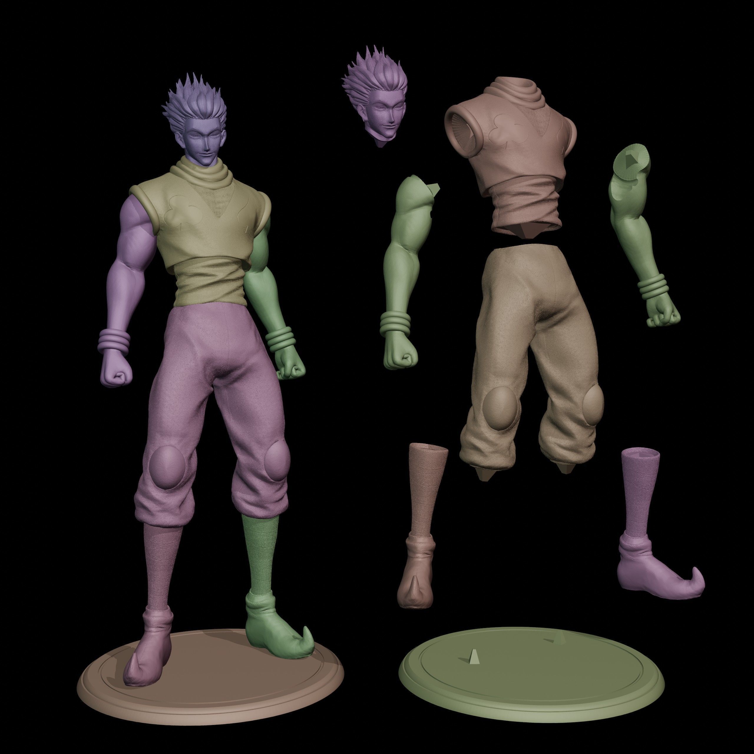 Hisoka Horow 3D print model_12