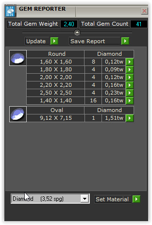 Central Stone Curve Ring 3D print model_8