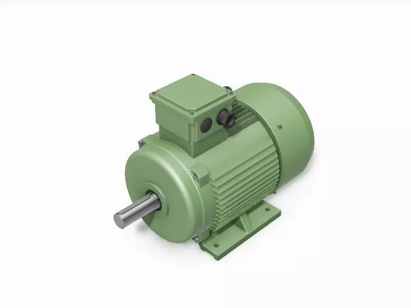 160M B3 Top IEC electric motor - 3D CAD model 3D model_0