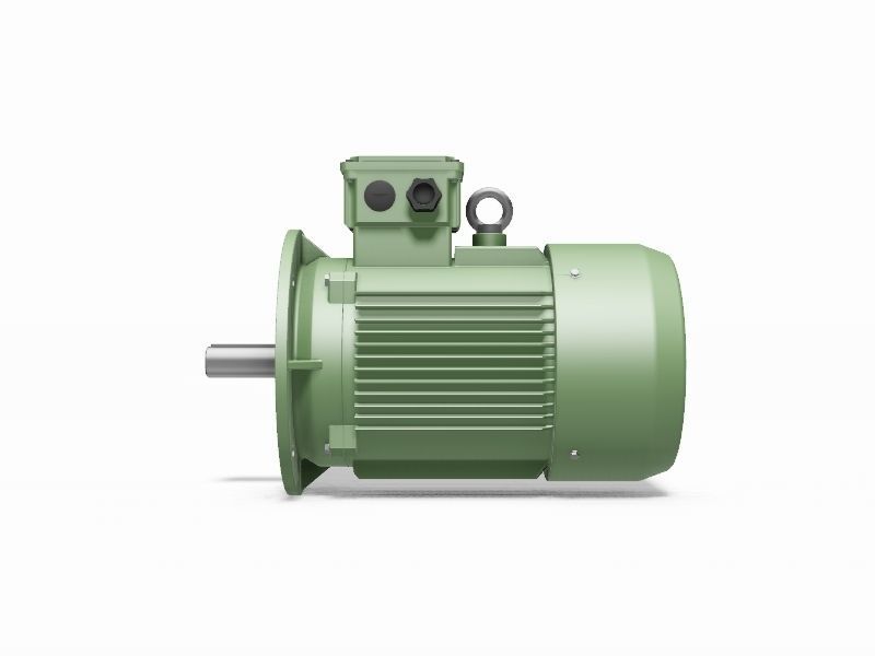 160M B5 IEC electric motor - 3D CAD model 3D model_2