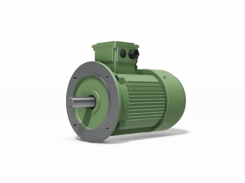 160M B5 IEC electric motor - 3D CAD model 3D model_1